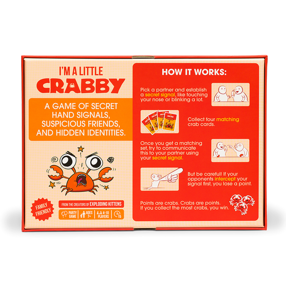 I'm a Little Crabby - Bards & Cards