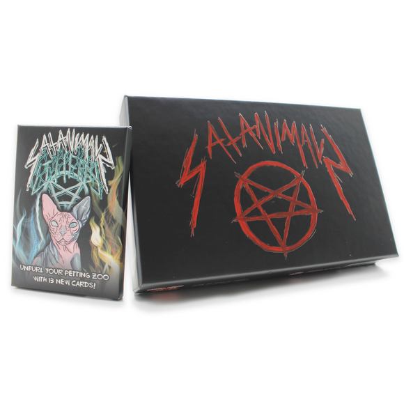 SATANIMALS Base Game & Littergy Expansion Bundle - Bards & Cards