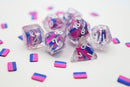 Foam Brain Games Pride Flag RPG Dice Set - Bards & Cards