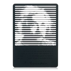 Einstein Metal Bookmark - Bards & Cards