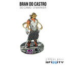 Infinity 3D Markers: Bran do Castro (25mm Camo -3) - Bards & Cards
