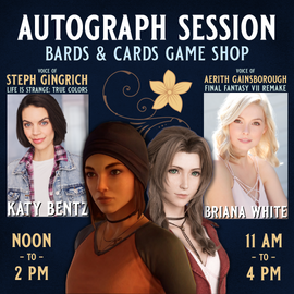 Sat, 10/18/2025, 11 am–4 pm - Meet Briana White & Katy Bentz at Bards & Cards! - Bards & Cards