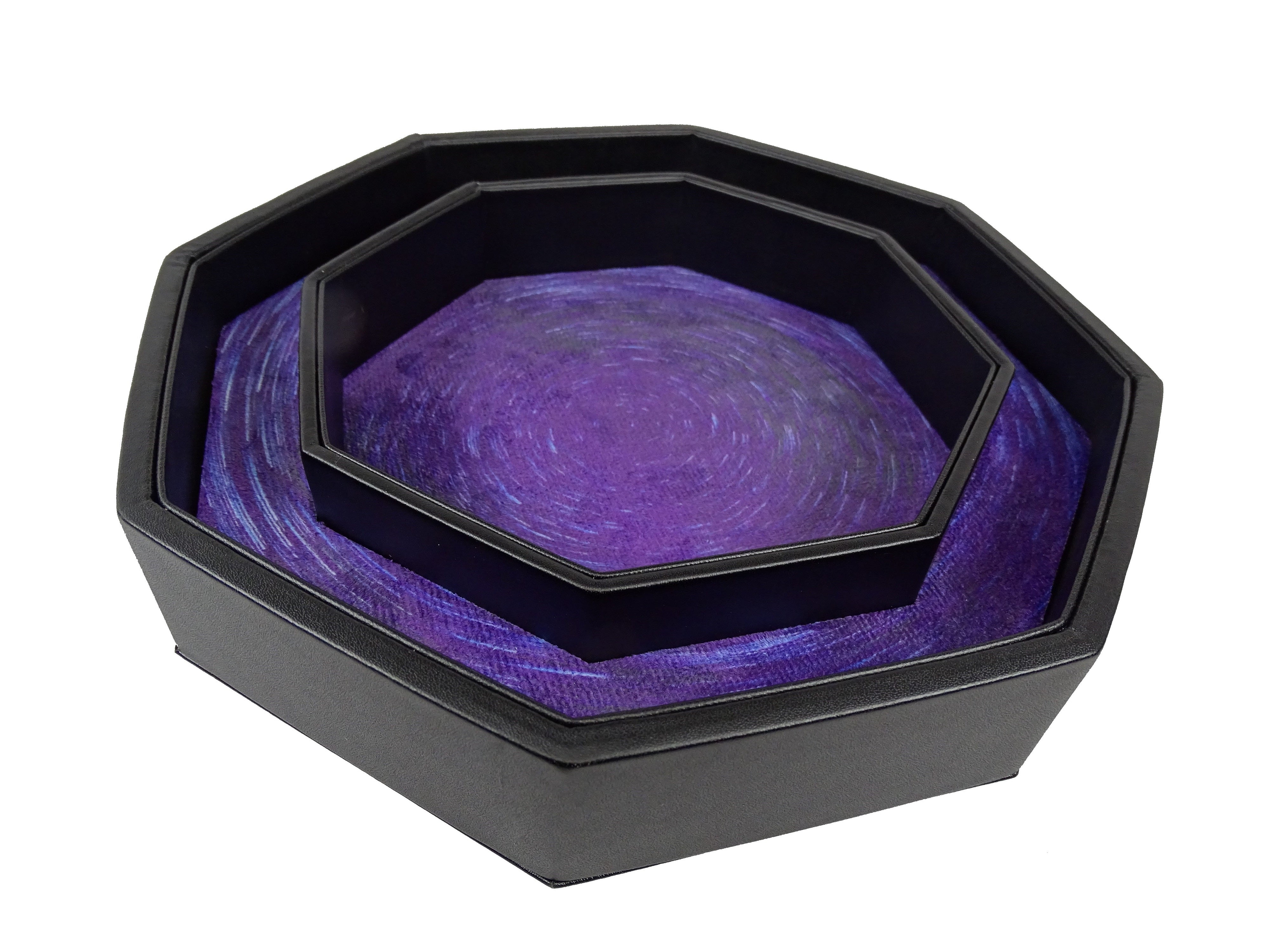 Color Shift Dice Tray Base - Starfield Design - Bards & Cards