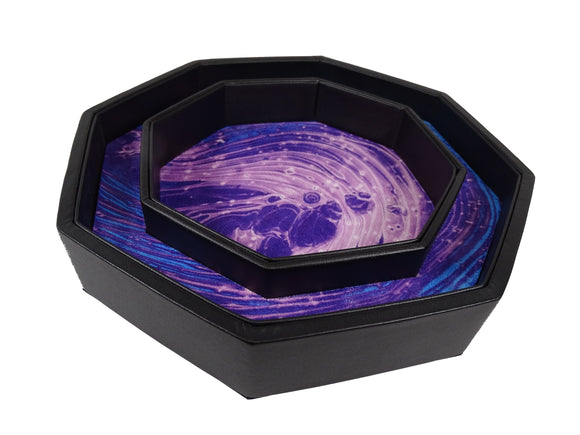 Color Shift Dice Tray Base - Design 'C' - Bards & Cards