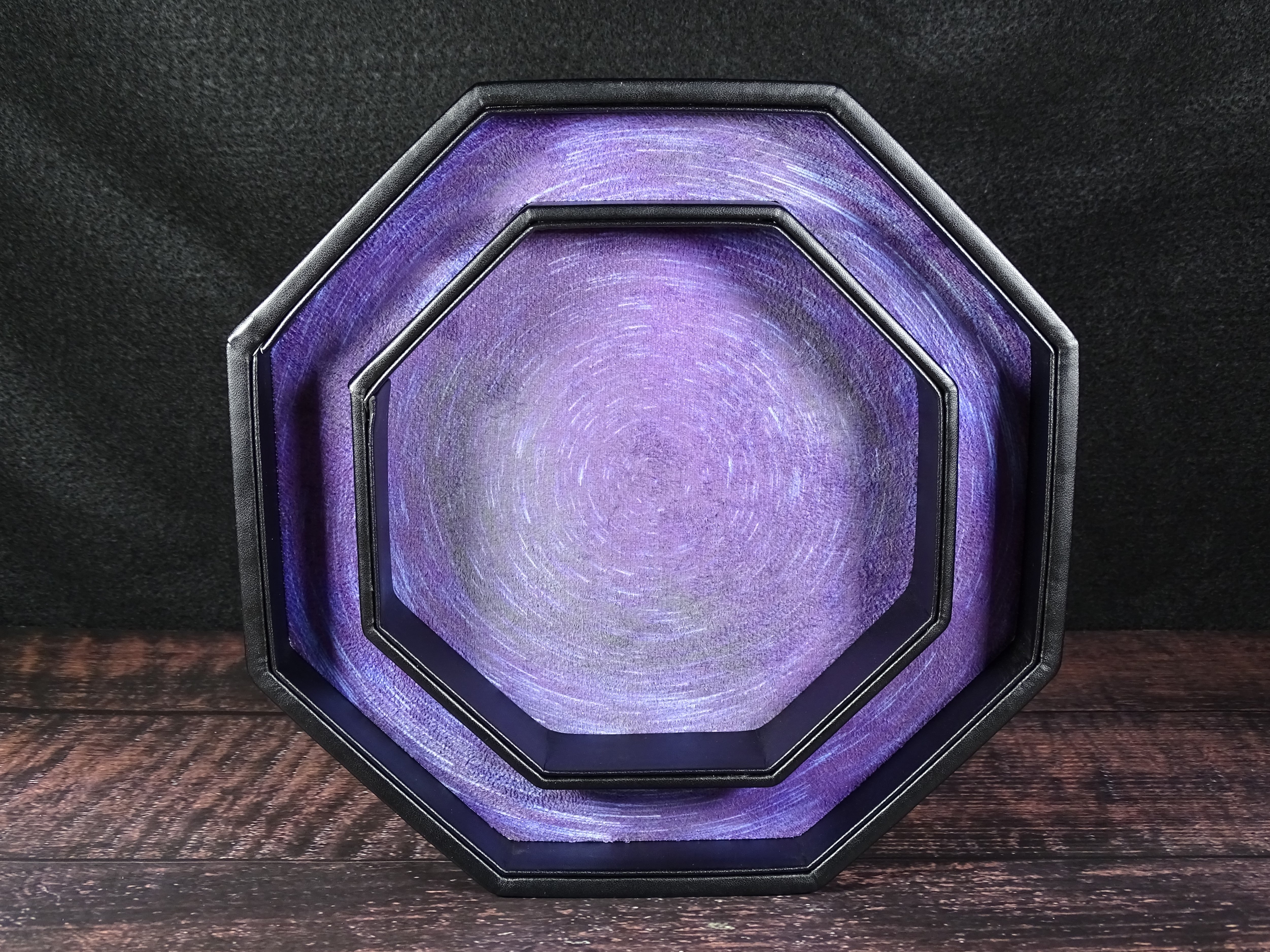 Color Shift Dice Tray Base - Starfield Design - Bards & Cards