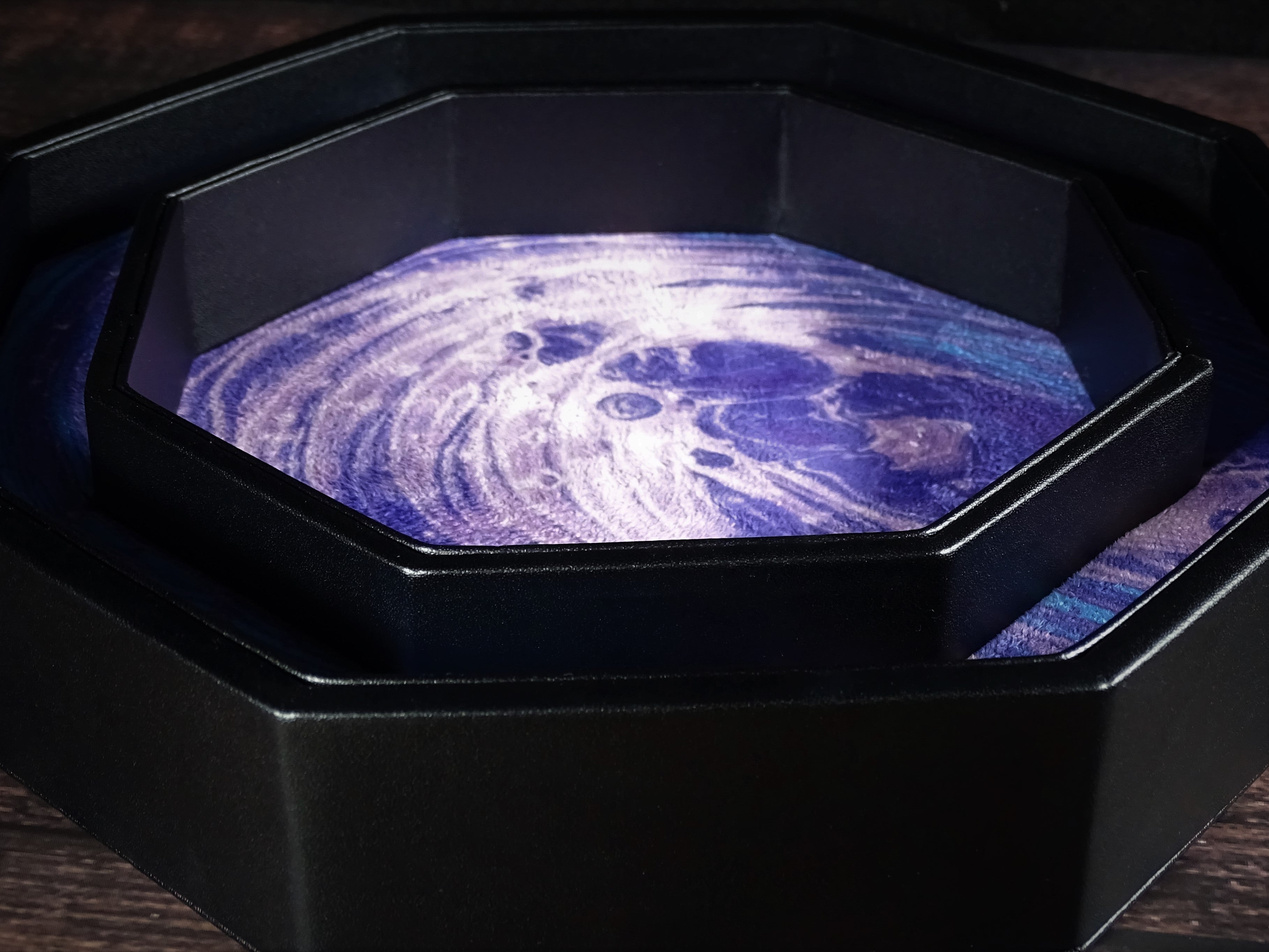 Color Shift Dice Tray Base - Design 'C' - Bards & Cards