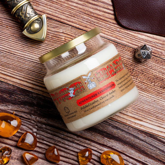 Cantrip Candles (16 oz Glass Candle) - Bards & Cards