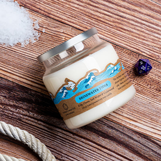 Cantrip Candles (16 oz Glass Candle) - Bards & Cards