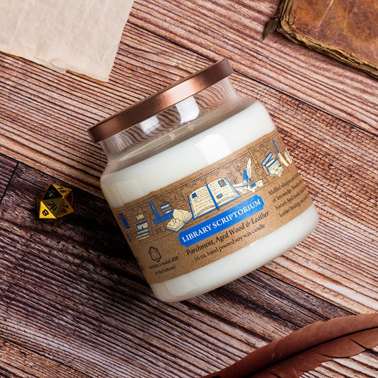 Cantrip Candles (16 oz Glass Candle) - Bards & Cards