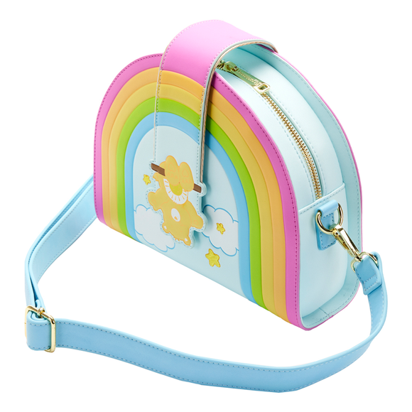 Loungefly: Carebears - Rainbow Swing Cross Body Bag - Bards & Cards
