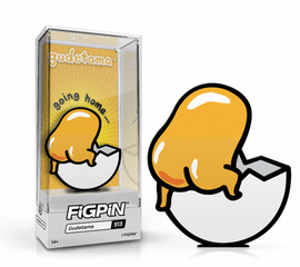 FiGPiN: Gudetama - Gudetama (Going Home) #513 - Bards & Cards