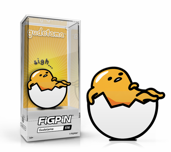 FiGPiN: Gudetama - Gudetama (Sigh) #516 - Bards & Cards