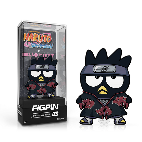 FiGPiN: Naruto x Hello Kitty - Badtz-Maru Itachi #633 - Bards & Cards