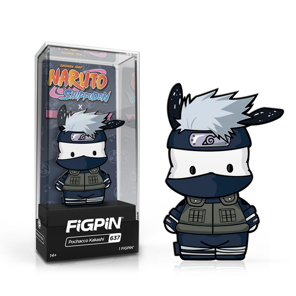 FiGPiN: Naruto x Hello Kitty - Pochacco Kakashi #637 - Bards & Cards