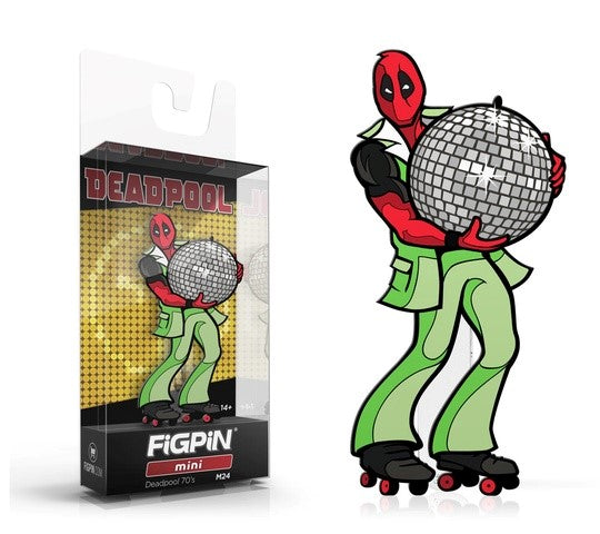 FiGPiN mini: Deadpool - Deadpool 70s #M24 - Bards & Cards