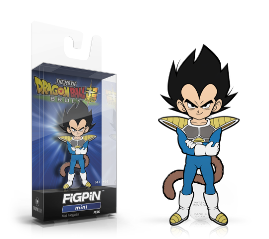 FiGPiN Mini: Dragon Ball Super: Broly The Movie - Kid Vegeta #M36 - Bards & Cards