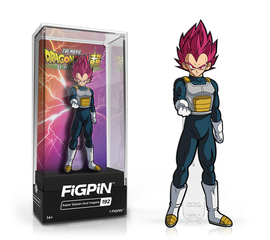FiGPiN: Dragon Ball Super: Broly The Movie - Super Saiyan God Vegeta #192 - Bards & Cards