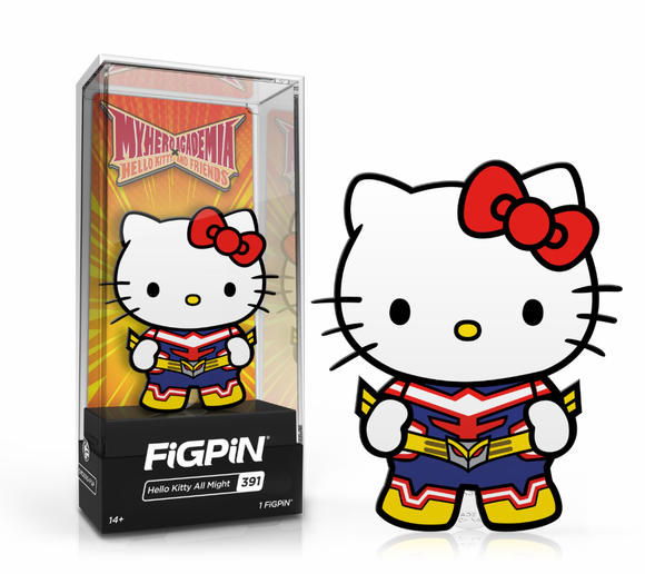 FiGPiN: My Hero Academia x Sanrio - Hello Kitty All Might #391 - Bards & Cards