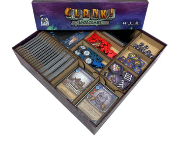 Clank! Catacombs Board Game Organizer Insert - Bards & Cards