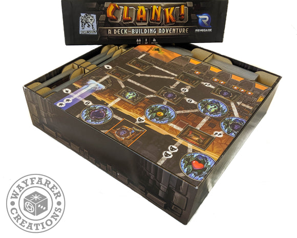 Clank! Board Game Organizer Insert - Bards & Cards