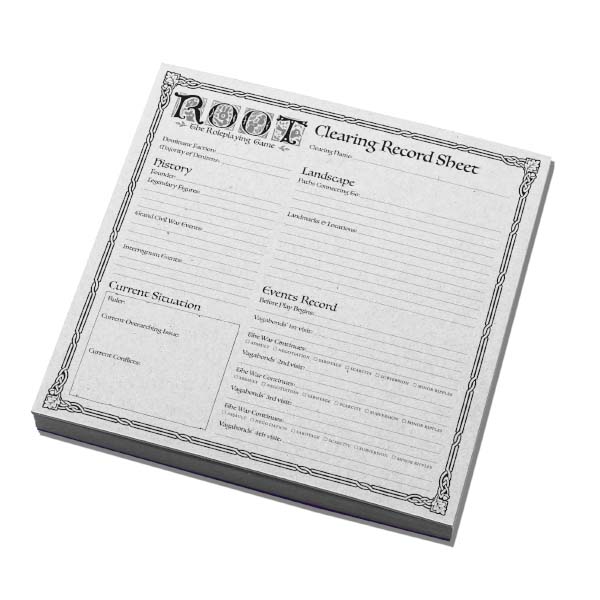 Root: The Roleplaying Game - GM Accessory Pack - Bards & Cards