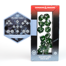 D&D Adventure Dice Set - Cleric Edition | Green 15pc Collection - Bards & Cards