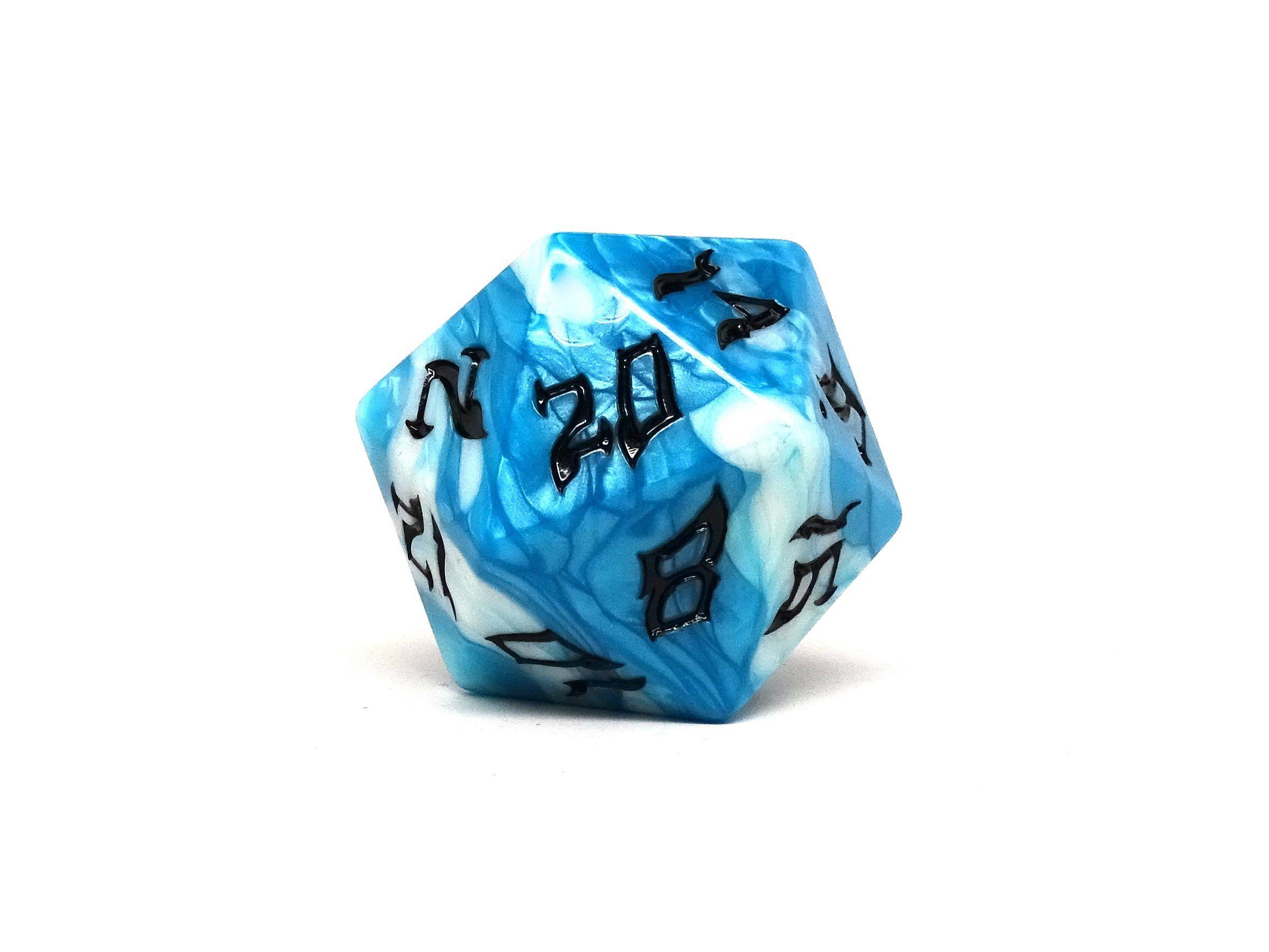 48mm Dice of the Giants - Cloud Giant D20 - Bards & Cards