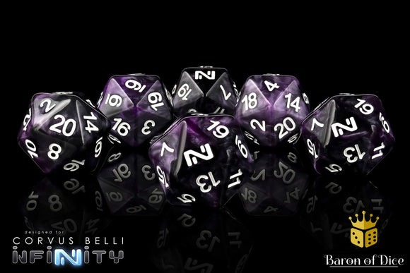 INFINITY: CONQUERING ALIENS, DICE SET - Bards & Cards