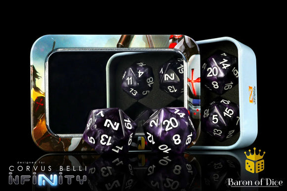 INFINITY: CONQUERING ALIENS, DICE SET - Bards & Cards