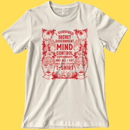 'Mind Control Experiments' Shirt - Bards & Cards