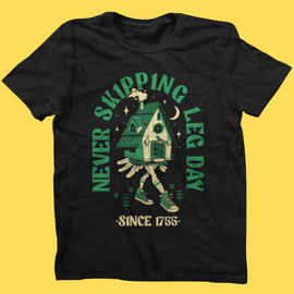 'Baba Yaga Leg Day' Shirt - Bards & Cards