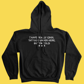 'Cool Tattoos' Hoodie - Bards & Cards