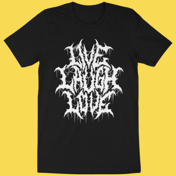 'Live Laugh Love' Shirt - Bards & Cards