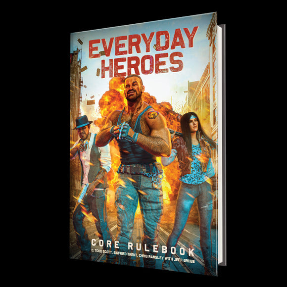 Everyday Heroes Core Rulebook + GM Screen Bundle - Bards & Cards
