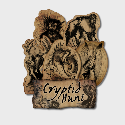 Cryptid Hunt Stickers (Enigma) - Bards & Cards