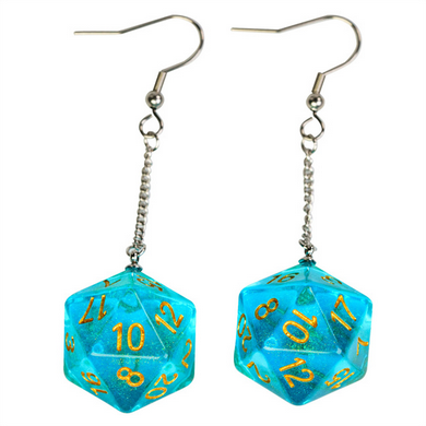 Foam Brain Games Drop Earrings - Bards & Cards