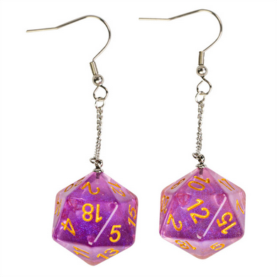 Foam Brain Games Drop Earrings - Bards & Cards