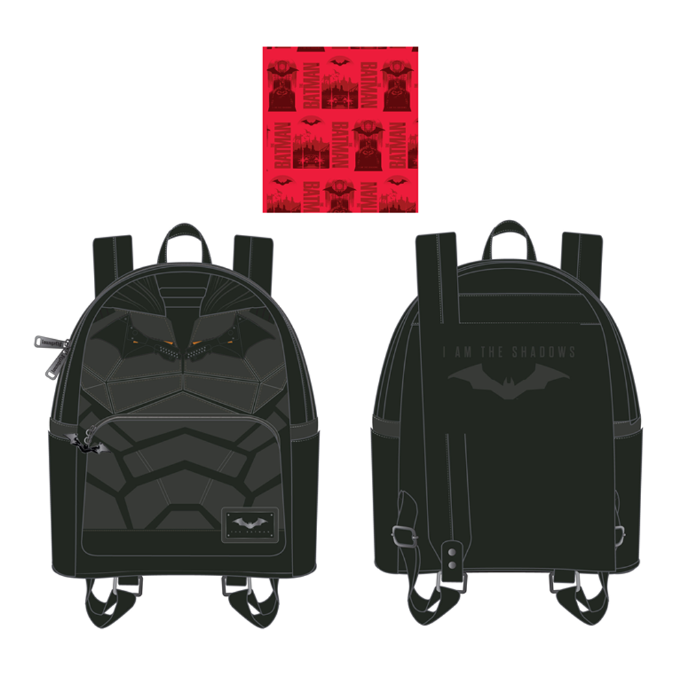 DC Comics The Batman Cosplay Mini Backpack - Thumbnail 4