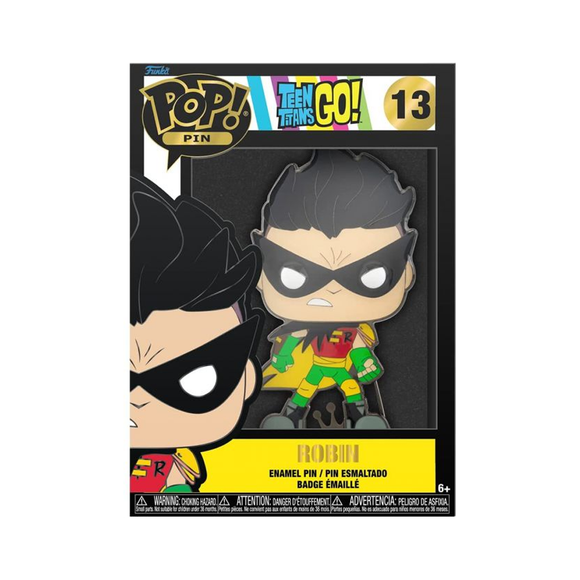 Funko POP! Pins: Teen Titans Go! - Robin #13 - Bards & Cards