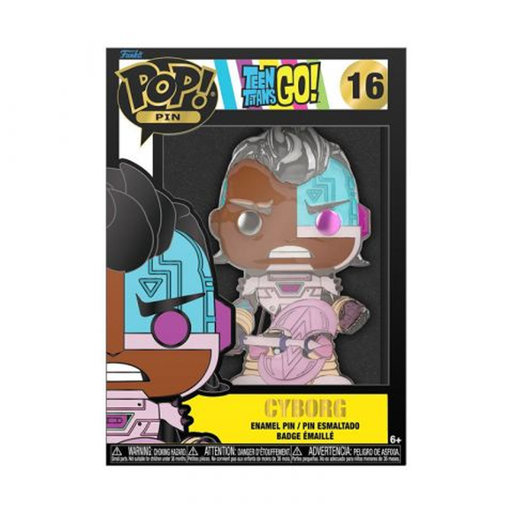 Funko POP! Pins: Teen Titans Go! - Cyborg - Bards & Cards