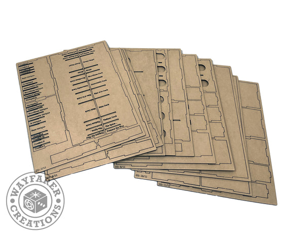 Dune Imperium Uprising Extended Board Game Organizer Insert - Bards & Cards