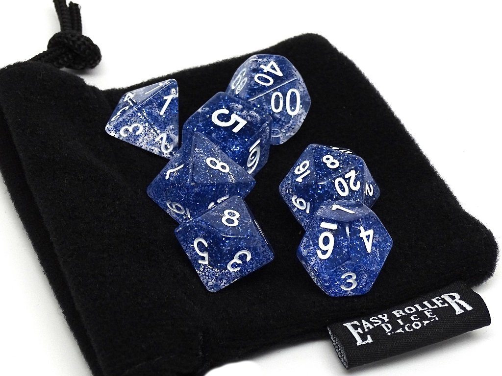 Blue Sparkle 7 Piece Set - Bards & Cards