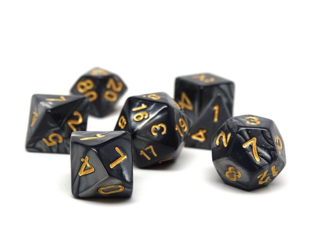 Midnight Marble - 7 Piece Set - Bards & Cards