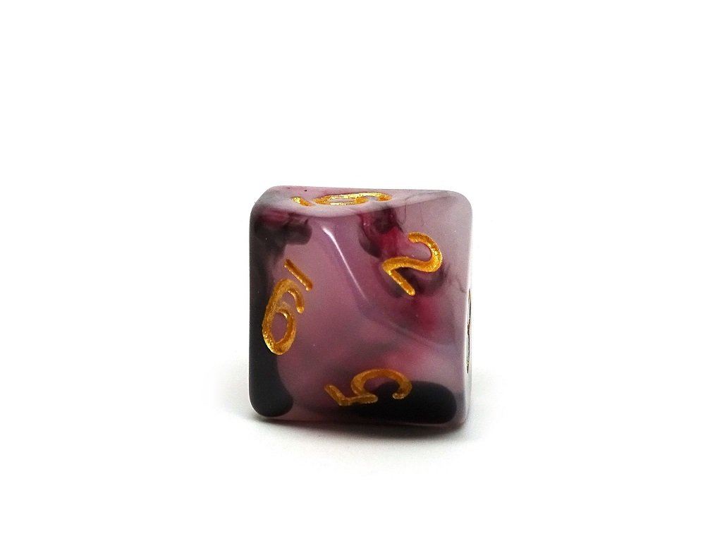 Brimstone Swirl Dice Collection - 7 Piece Set - Bards & Cards