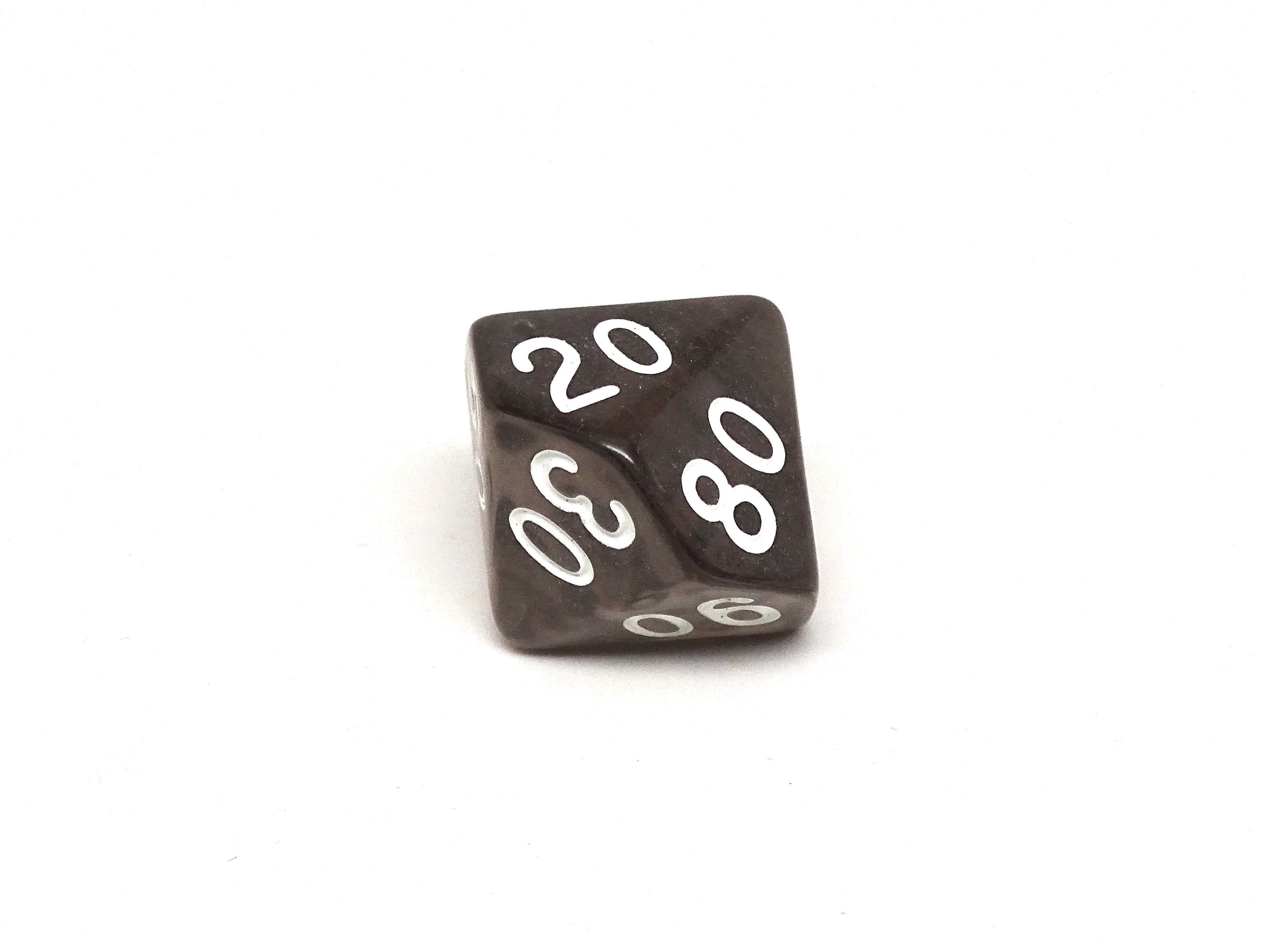 Dark Translucent Dice - 7 Piece Set - Bards & Cards