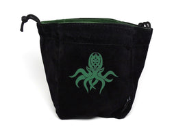 Cthulhu Reversible Microfiber Self-Standing Large Dice Bag - Bards & Cards