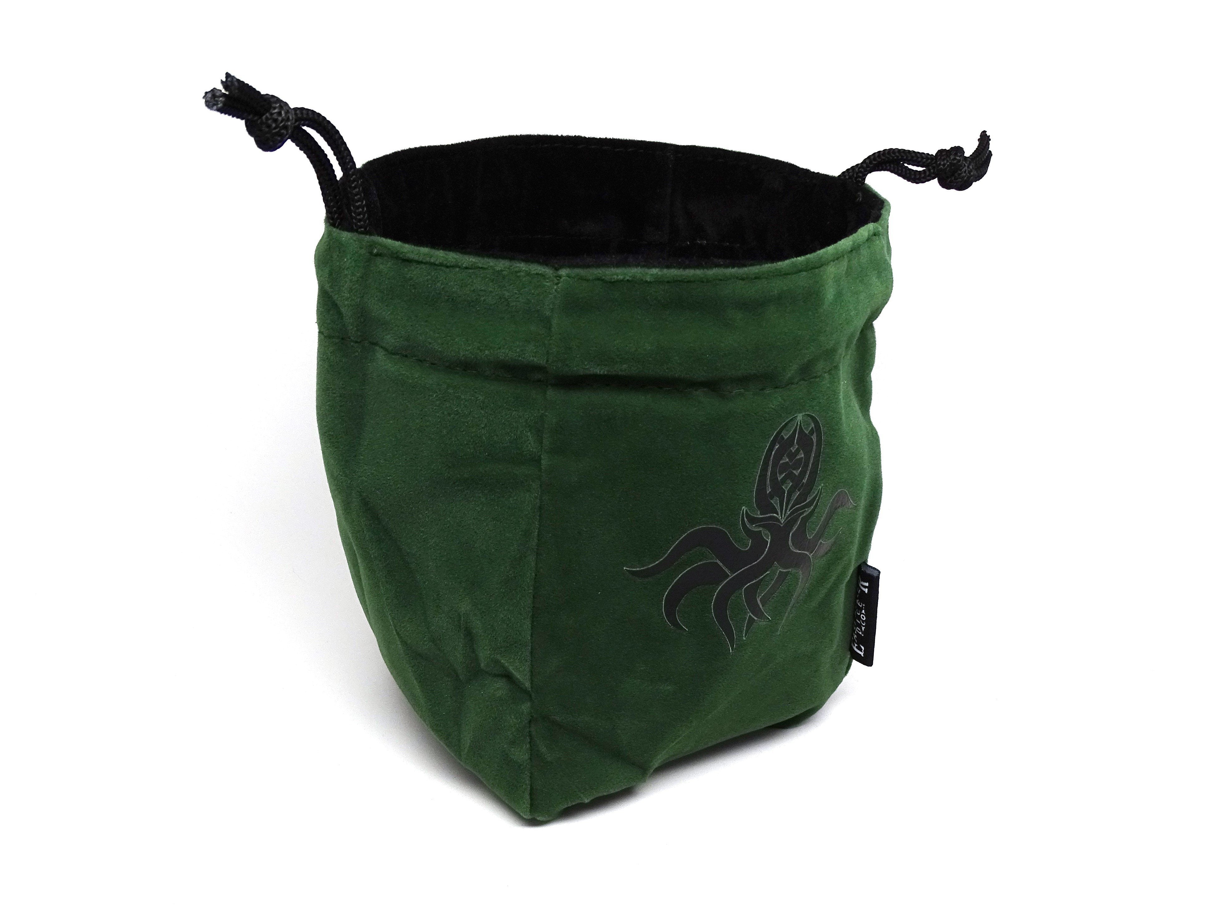 Cthulhu Reversible Microfiber Self-Standing Large Dice Bag - Bards & Cards