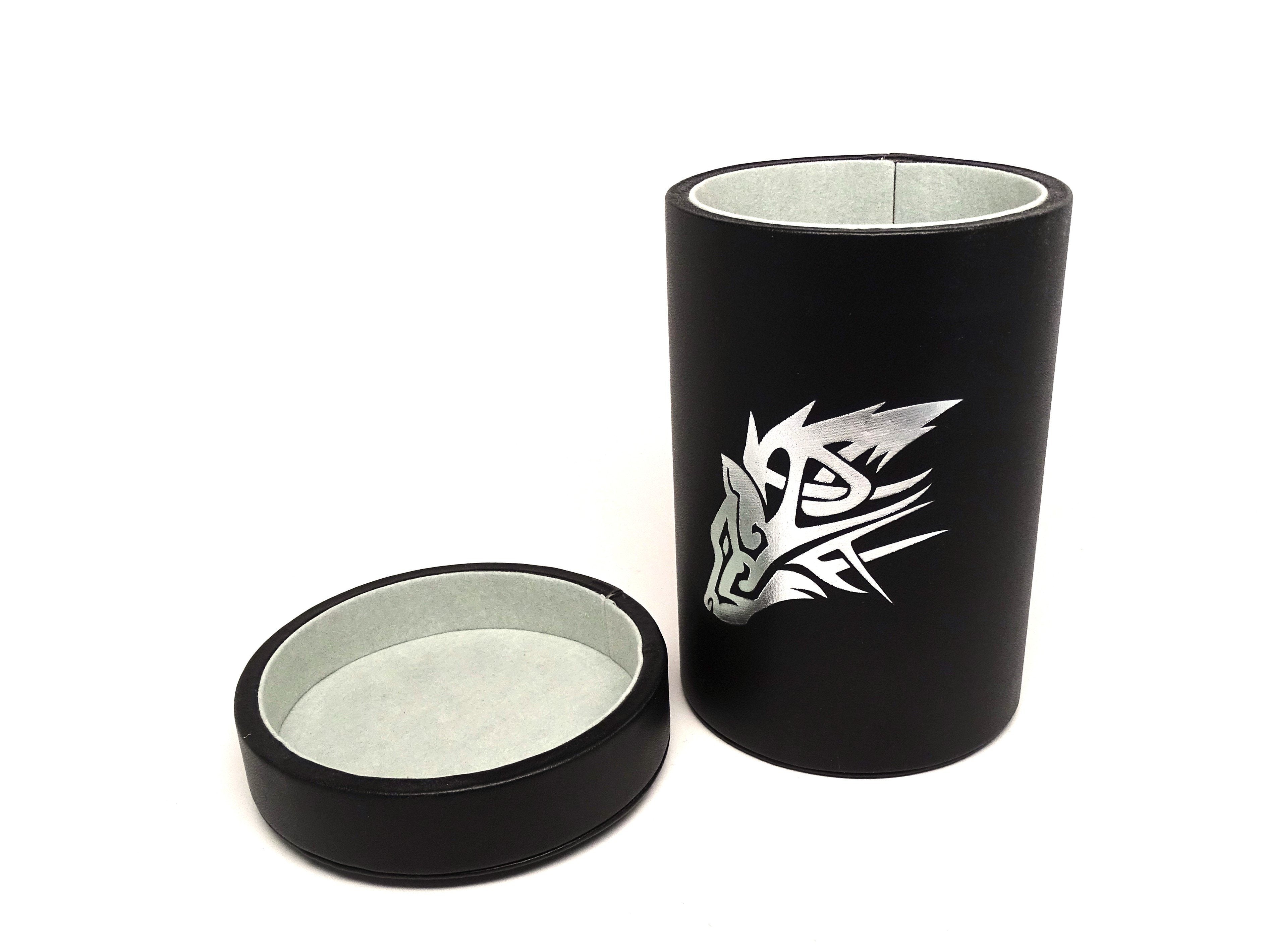 Over Sized Dice Cup - Wolf Design - Bards & Cards