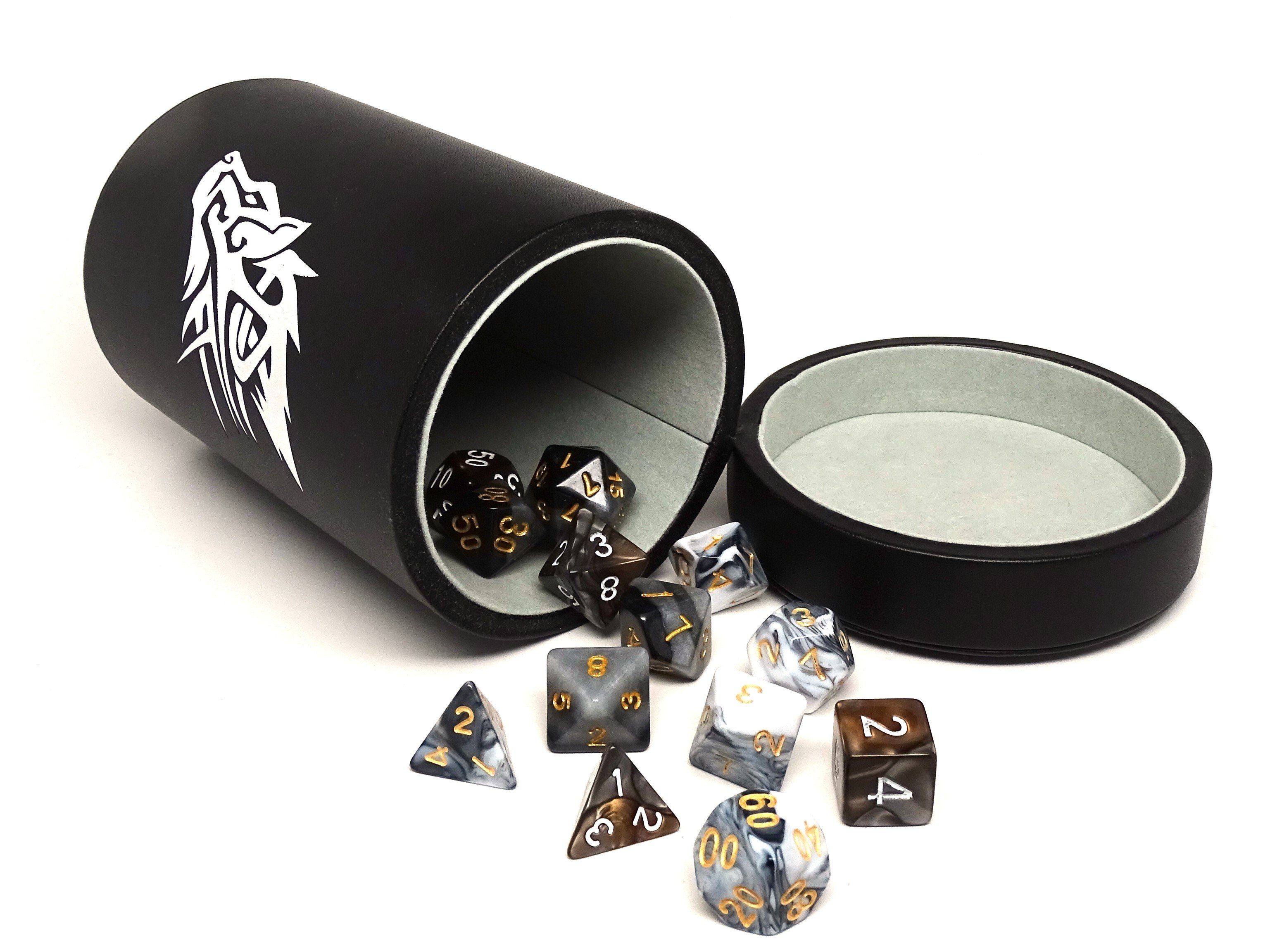 Over Sized Dice Cup - Wolf Design - Bards & Cards