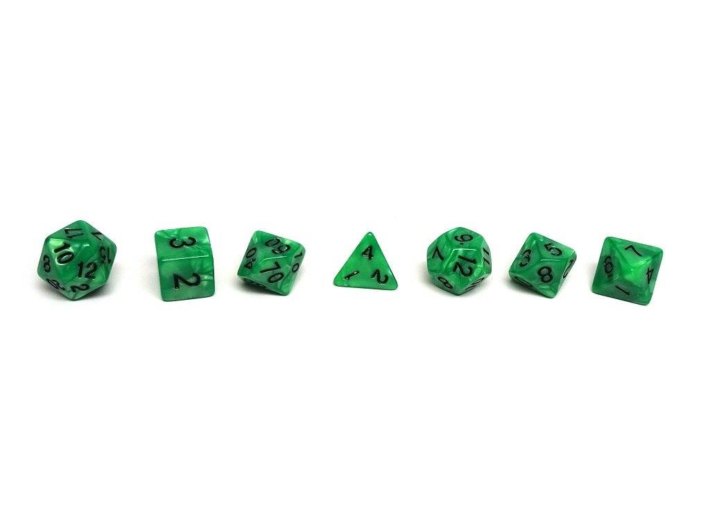 Kelly Green Marble - 7 Piece Set - Bards & Cards